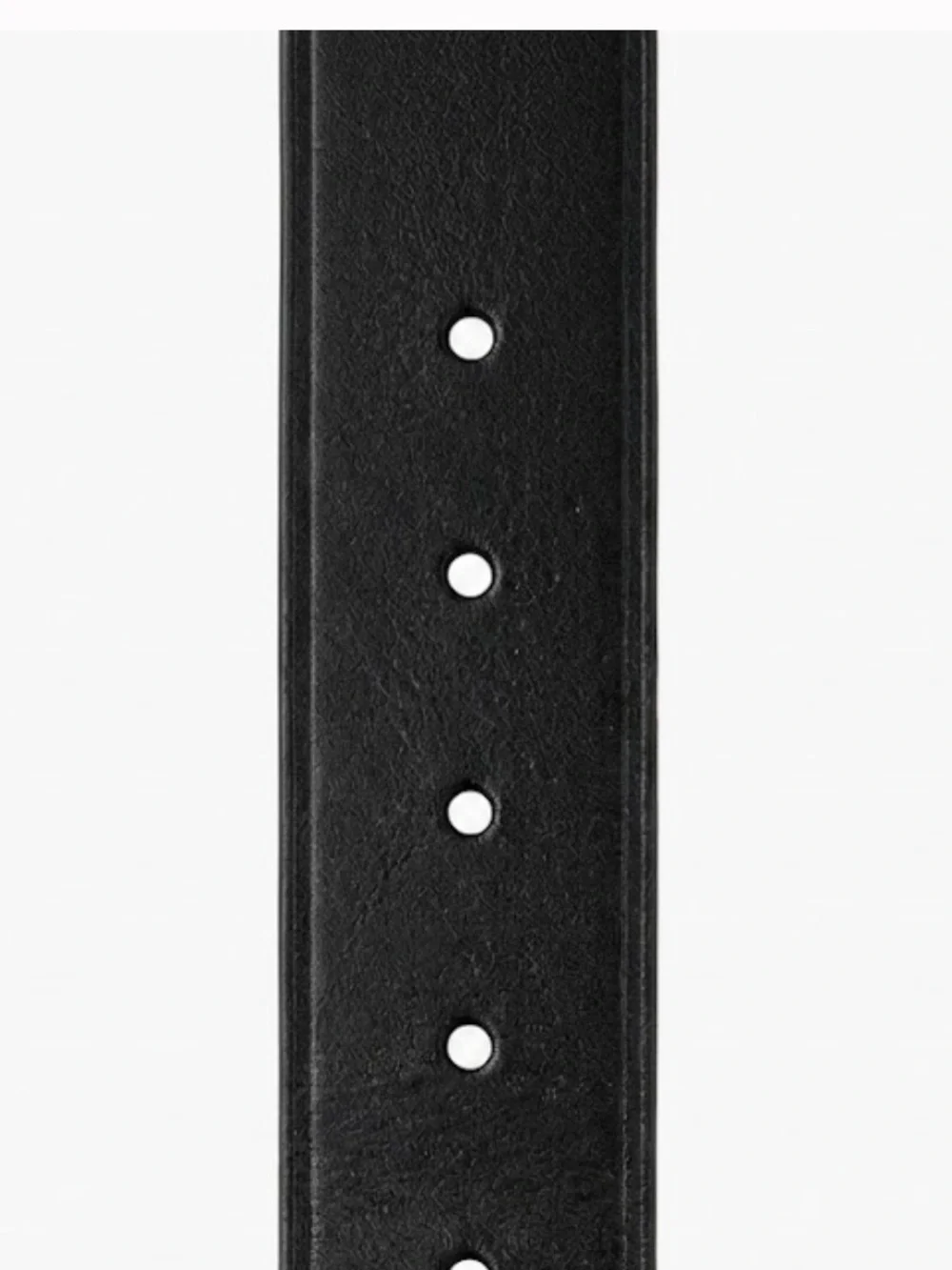 NWOT Michael Kors Black Leather Belt with Gold-Tone Buckle